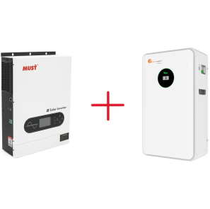 Комплект Інвертор + Акумулятор:MUST PV18-6048ECO+FelicityESS FLA48100-EU №1