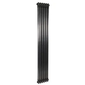 Радіатор Warm Well Column 2 1800x290 колір необробленого металу Підкл.34 №1