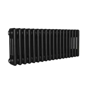 Радіатор Warm Well Column 3 300x830 (Чорний RAL 9005M Підкл.низ.) №1
