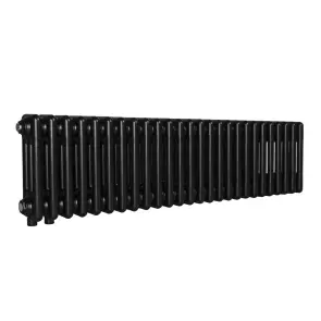 Радіатор Warm Well Column 3 300x1190 (Чорний RAL 9005M Підкл.низ.) №1