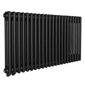 Радіатор Warm Well Column 3 575x1010 (Чорний RAL 9005M Підкл.них.) №1