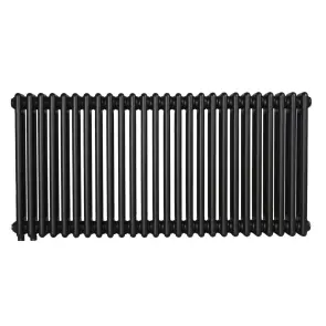 Радіатор Warm Well Column 3 575x1190 (Чорний RAL 9005M Підкл.низ.) №2