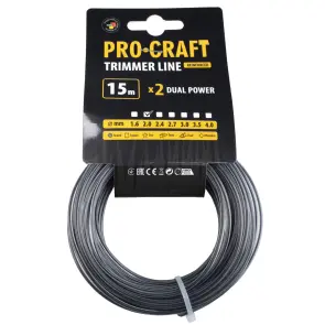 Леска с жилой круг Procraft 2мм 15м №1