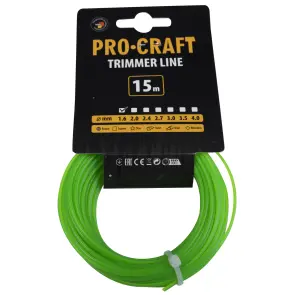 Волосінь круг Procraft 1.6мм 15м №1