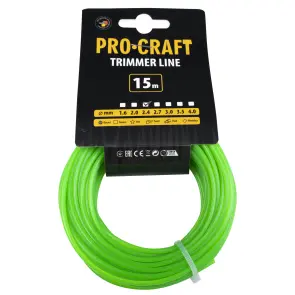 Волосінь круг Procraft 2.4мм 15м №1