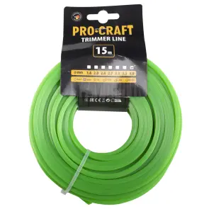 Леска квадрат Procraft 4мм 15м №1