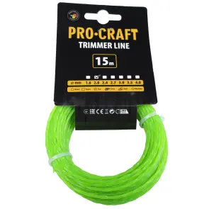 Волосінь спіраль Procraft 2мм 15м №1