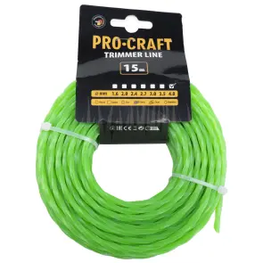 Волосінь спіраль Procraft 4мм 15м №1
