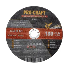 Диск відрізний Procraft CD180x1.6 180 мм 1,6 мм 22,2 мм №1