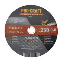 Диск отрезной Procraft CD230x1.6 230 мм 1,6 мм 22,2 мм