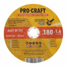Диск відрізний Procraft YCD180x1.6 180 мм 1,6 мм 22,2 мм