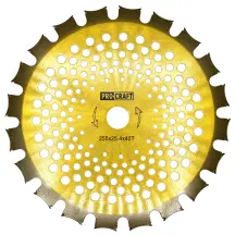 Нож 40T победитовый двусторонний золото Procraft D255*25.4