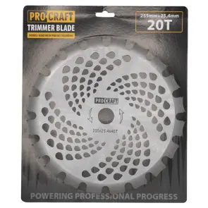 Ніж 40T победітовий двостороній Procraft D255*25.4 №4