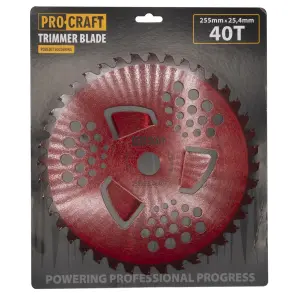 Ніж 40T победит червоний Procraft D255*25.4 №4