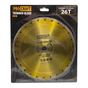 Ніж 26T під напилок Procraft D255*25.4 №3