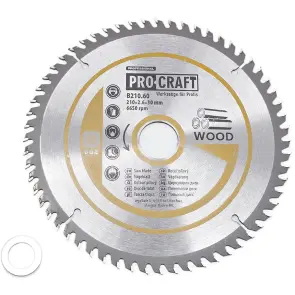 Пильный диск Procraft B210.60 60T (по дереву) №1