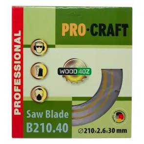 Пиляльний диск Procraft B210.40 40T (по дереву) №1