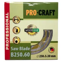 Пиляльний диск Procraft B250.60 60T (по дереву)