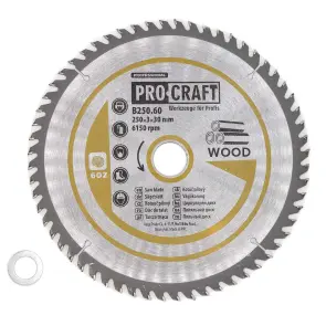 Пиляльний диск Procraft B250.60 60T (по дереву) №2