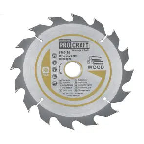 Пиляльний диск Procraft B160.16 16T (по дереву) №2