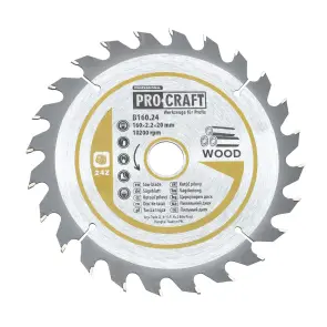 Пиляльний диск Procraft B160.24 24T (по дереву) №2