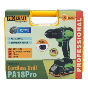 Шуруповерт Procraft PA18Pro (с 1 АКБ 2Ач) №15