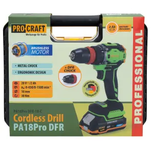 Шуруповерт Procraft PA18Pro DFR (з 1 АКБ 2Аг) №13