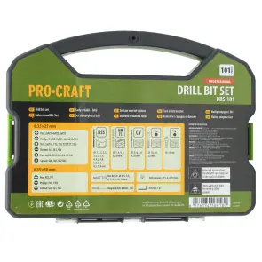 Набір свердл та біт Procraft DBS101 №6