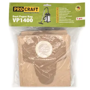 Мішок для пилу паперовий Procraft VP1400 №1