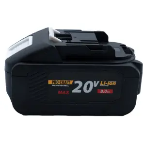 Акумуляторна пила Procraft PCA40/2 + 2 акб 8Аг + ЗП charger20/2 + Олива для ланцюга 1л №7