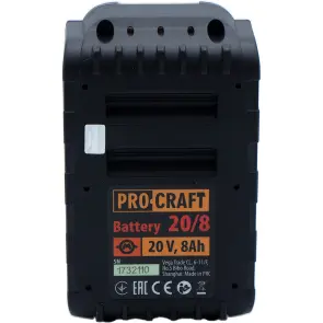 Акумуляторна пила Procraft PCA40/2 + 2 акб 8Аг + ЗП charger20/2 + Олива для ланцюга 1л №10