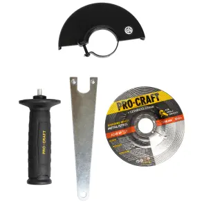 Углошлифовальная машина бесщеточная Procraft PW2450 125 мм №16