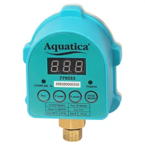 Реле тиску електронне 1.1кВт Ø¼" із захистом сухого ходу AQUATICA (779533) №4