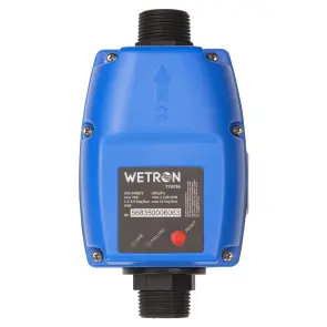 Контролер тиску електронний 1.1кВт Ø1" рег давл вкл 1.0-3.0 бар WETRON (779736) №16