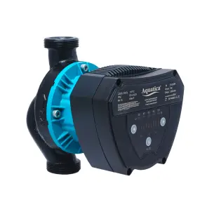Насос циркуляционный энергосберегающий 8-130Вт Hmax 8м Qmax 108л/мин Ø1 1/2" 180мм + гайки Ø1" AQUATICA GPA25-8/180 IV (774075) №3