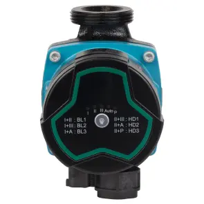 Насос циркуляционный энергосберегающий 5-39Вт Hmax 6м Qmax 53л/мин Ø1 1/2" 130мм + гайки Ø1" AQUATICA GPA25-6/130 III (774052) №8