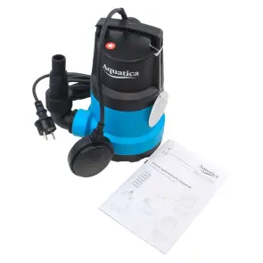 Насос дренажный садовый 0.75кВт Hmax 9.5м Qmax 220л/мин (част. до 5мм) AQUATICA (773125) №15