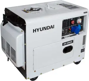 Дизельный генератор Hyundai DHY 6000SE №3
