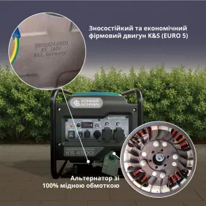 Инверторный генератор Könner & Söhnen KS 4500i №9