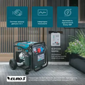 Инверторный генератор KS 8100iE 1/3 ATSR №7