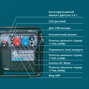 Инверторный генератор KS 8100iE 1/3 ATSR №8