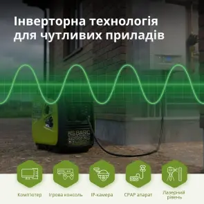 Инверторный генератор KSB 22i S №7
