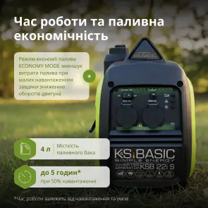 Инверторный генератор KSB 22i S №11
