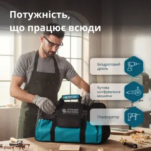 Набір акумуляторного електроінструменту 3-в-1 KS RHAGD 20V SET 3 №2