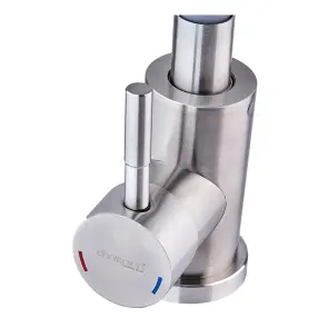Смеситель для кухни с силиконовым изливом Champion SUS-011 Refl.Gray (нерж. сталь) (CH0333) №2