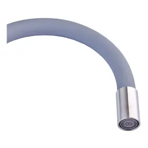 Смеситель для кухни с силиконовым изливом Champion SUS-011 Refl.Gray (нерж. сталь) (CH0333) №3