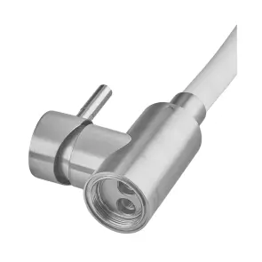 Смеситель для кухни MIXXUS SUS-011-T REFL.WHITE с силиконовым изливом из нерж. стали SUS304, излив белый (MI8228) №2
