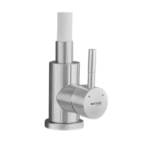 Смеситель для кухни MIXXUS SUS-011-T REFL.WHITE с силиконовым изливом из нерж. стали SUS304, излив белый (MI8228) №4