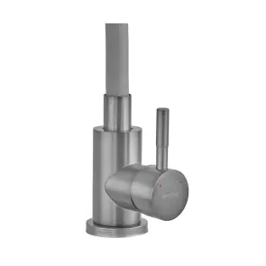 Змішувач для кухні MIXXUS SEO-011 GRAPHITE REFL.GRAY з силіконовим виливом з нерж.сталі SUS304, колір графіт (MI8225) №5