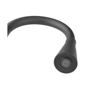 Смеситель для кухни MIXXUS SUS-011-T REFL.BLACK с силиконовым изливом из нерж. стали SUS304, излив черный (MI8226) №3